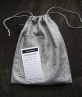 Silver gift bag with passport
